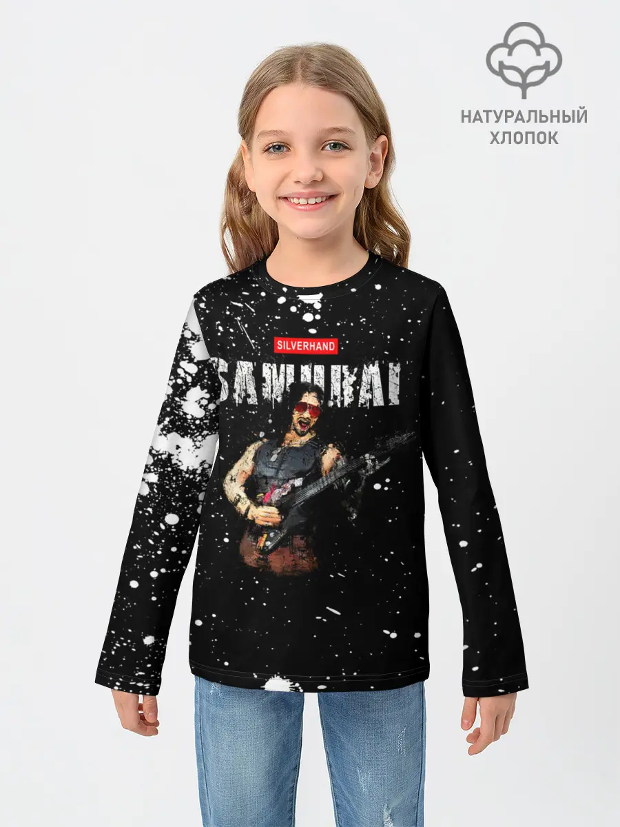 Детский лонгслив / SAMURAI Cyberpunk 2077