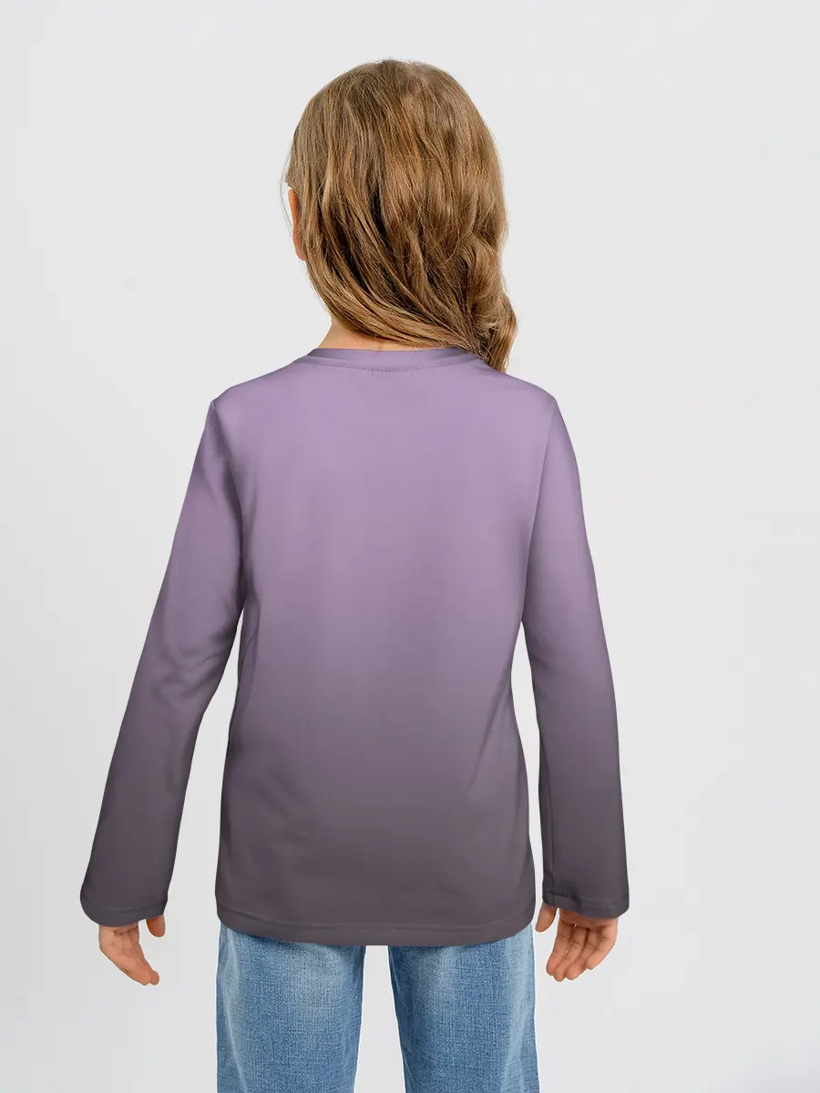 Детский лонгслив / влюбленный котенок