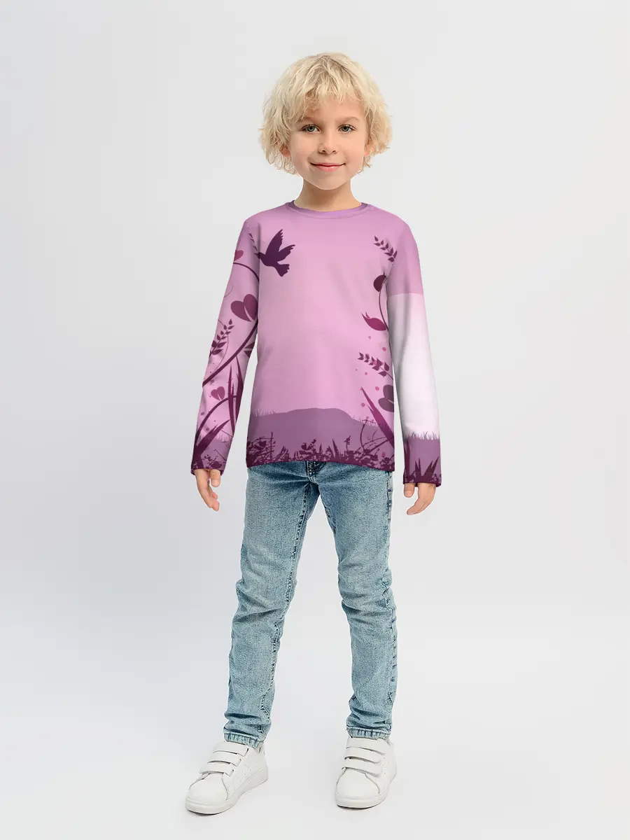 Детский лонгслив / Природа