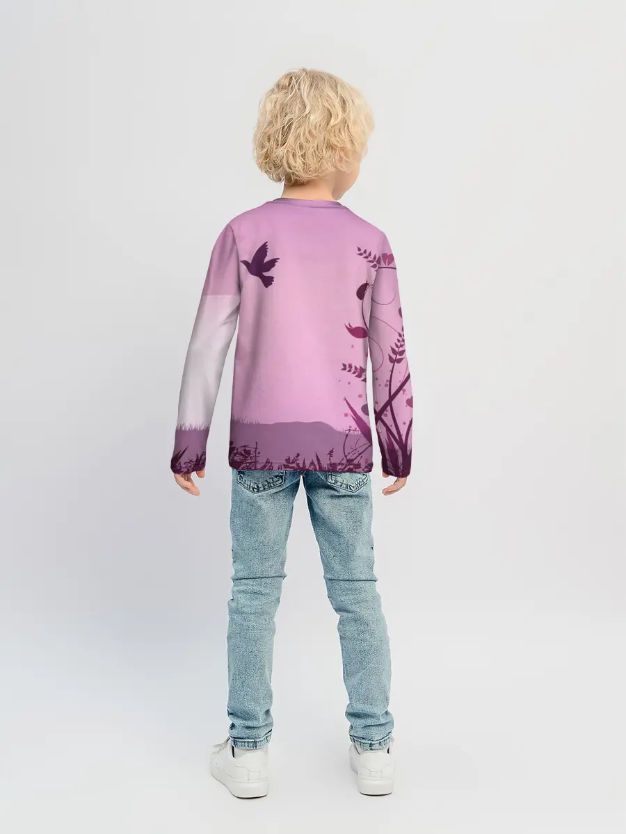 Детский лонгслив / Природа