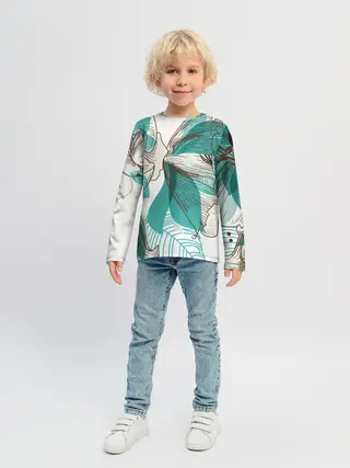 Детский лонгслив / Цветок