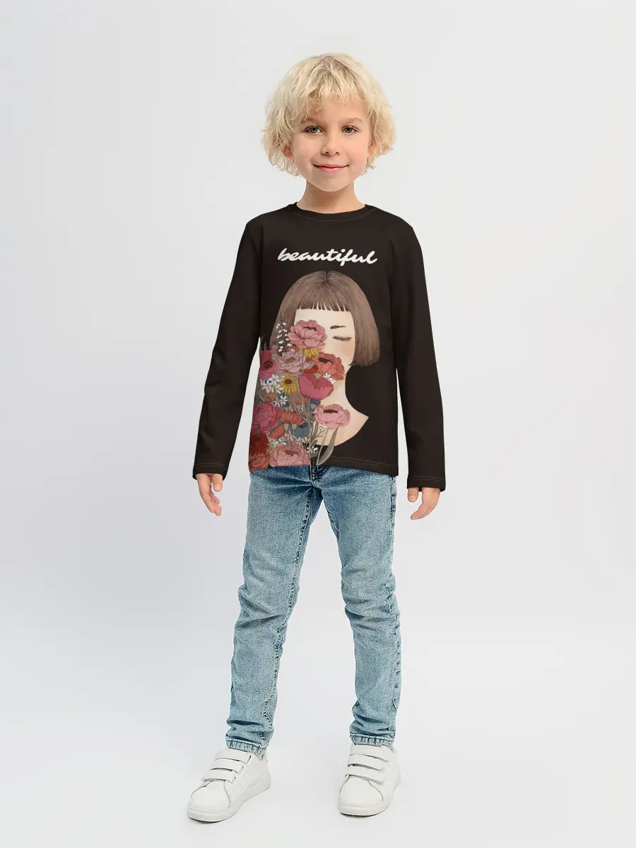 Детский лонгслив / Beautiful