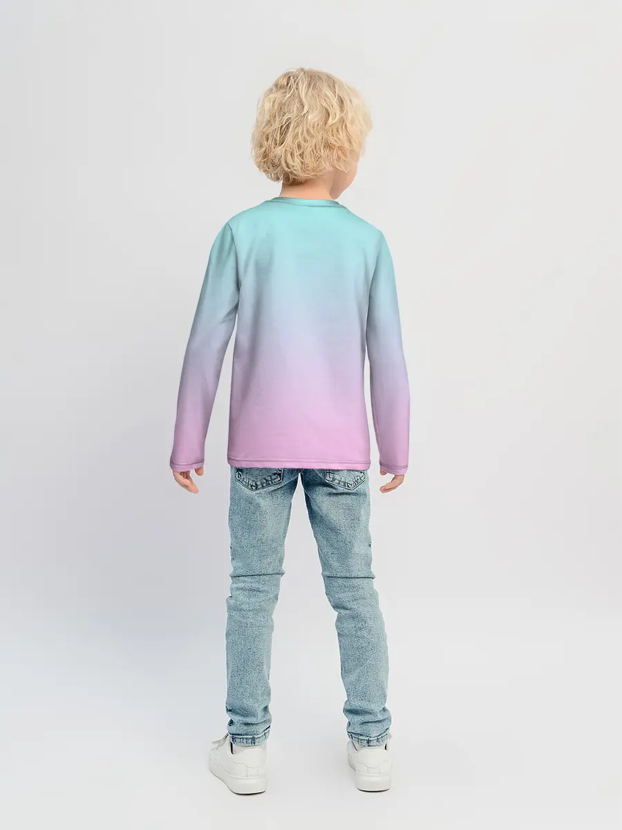 Детский лонгслив / пузырьковый коточай