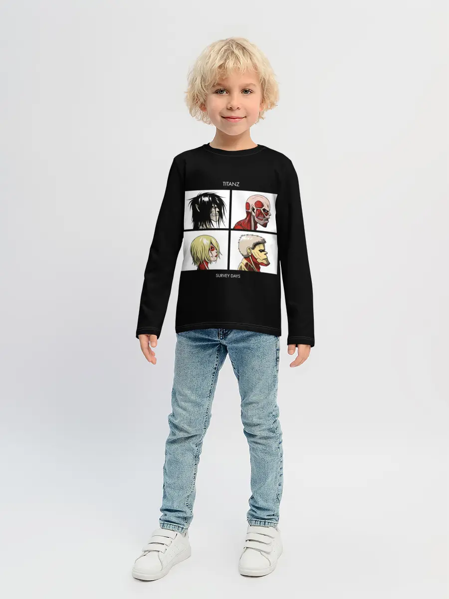 Детский лонгслив / Титаны