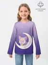 Детский лонгслив / кошка из сейлормун