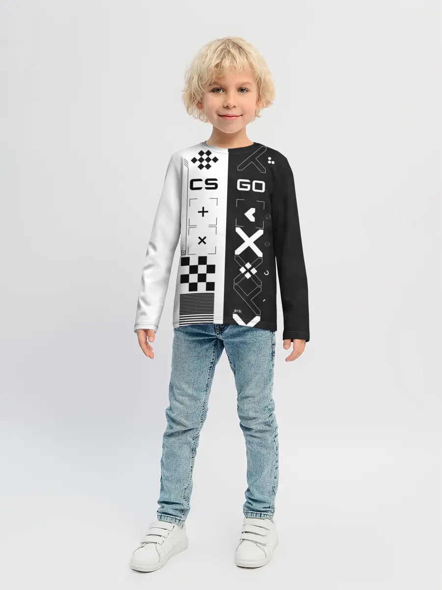 Детский лонгслив / Printstream | Поток информации