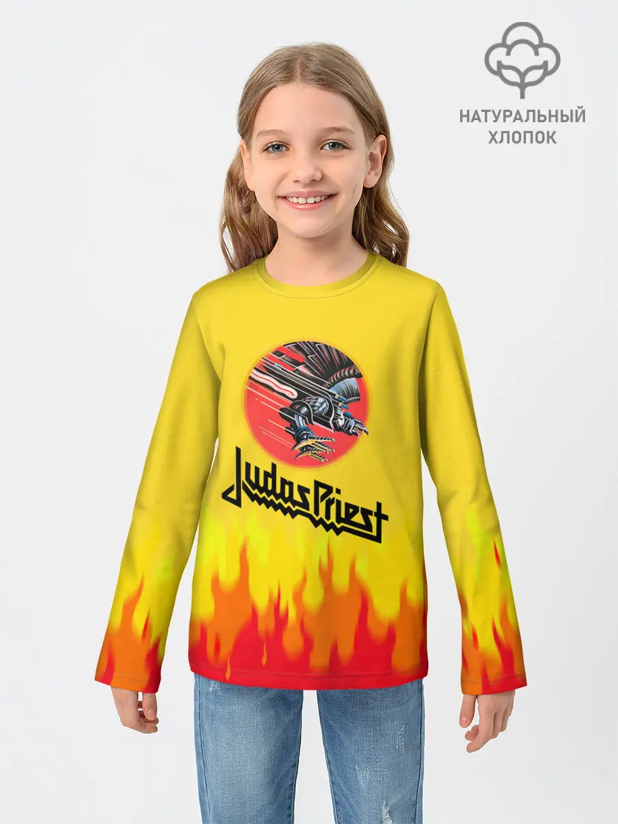 Детский лонгслив / Джудас Прист: Бог металла.