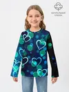 Детский лонгслив / Сердца