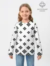Детский лонгслив / Ромб в ромбе