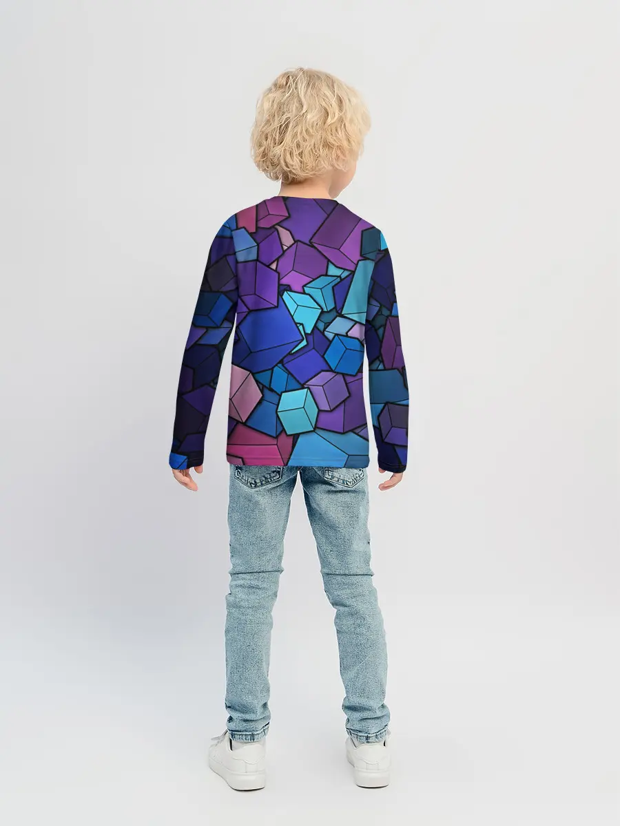 Детский лонгслив / Vector-Shape
