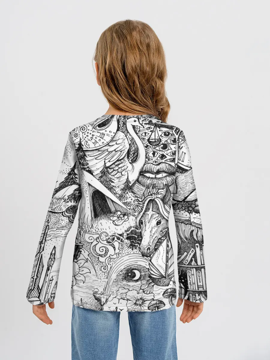 Детский лонгслив / дудлогод