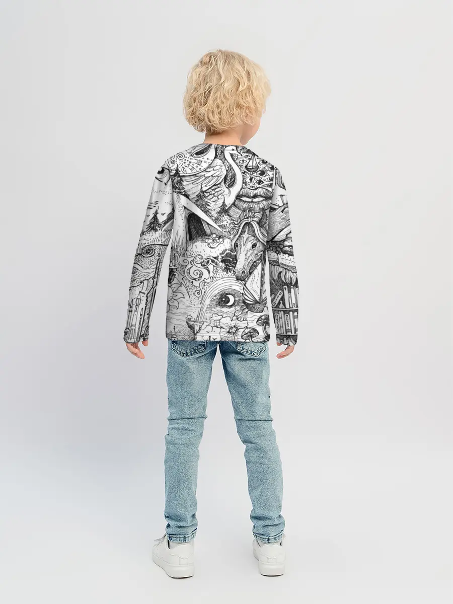 Детский лонгслив / дудлогод