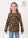Детский лонгслив / Шкура Леопарда
