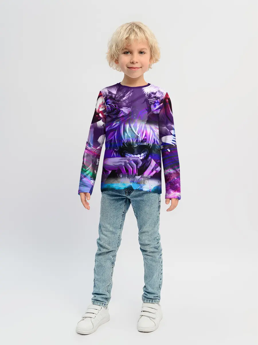 Детский лонгслив / Ретро Рейв Гуль