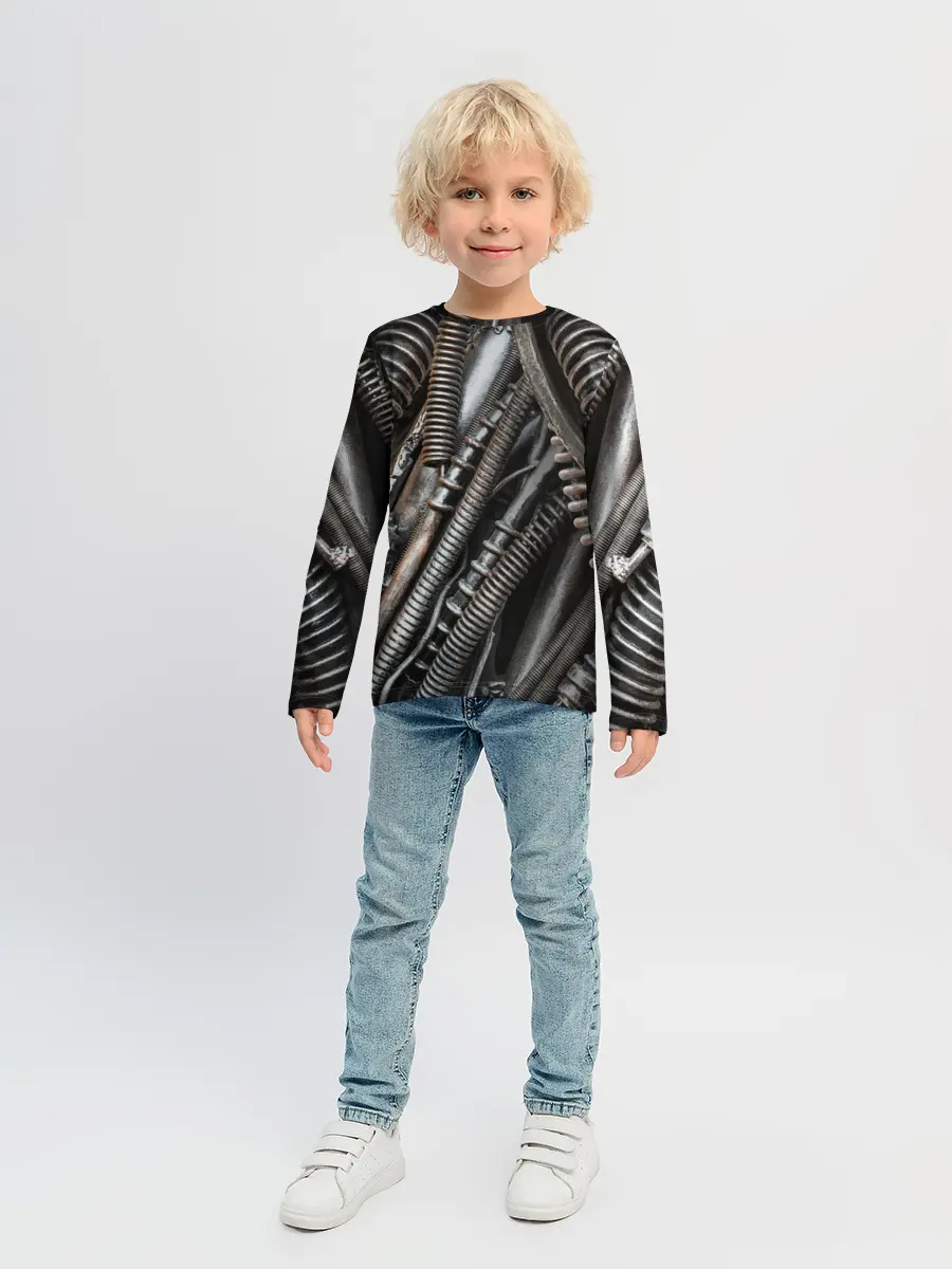 Детский лонгслив / СТИМПАНК | МЕХАНИЧЕСКИЕ ЧАСТИ