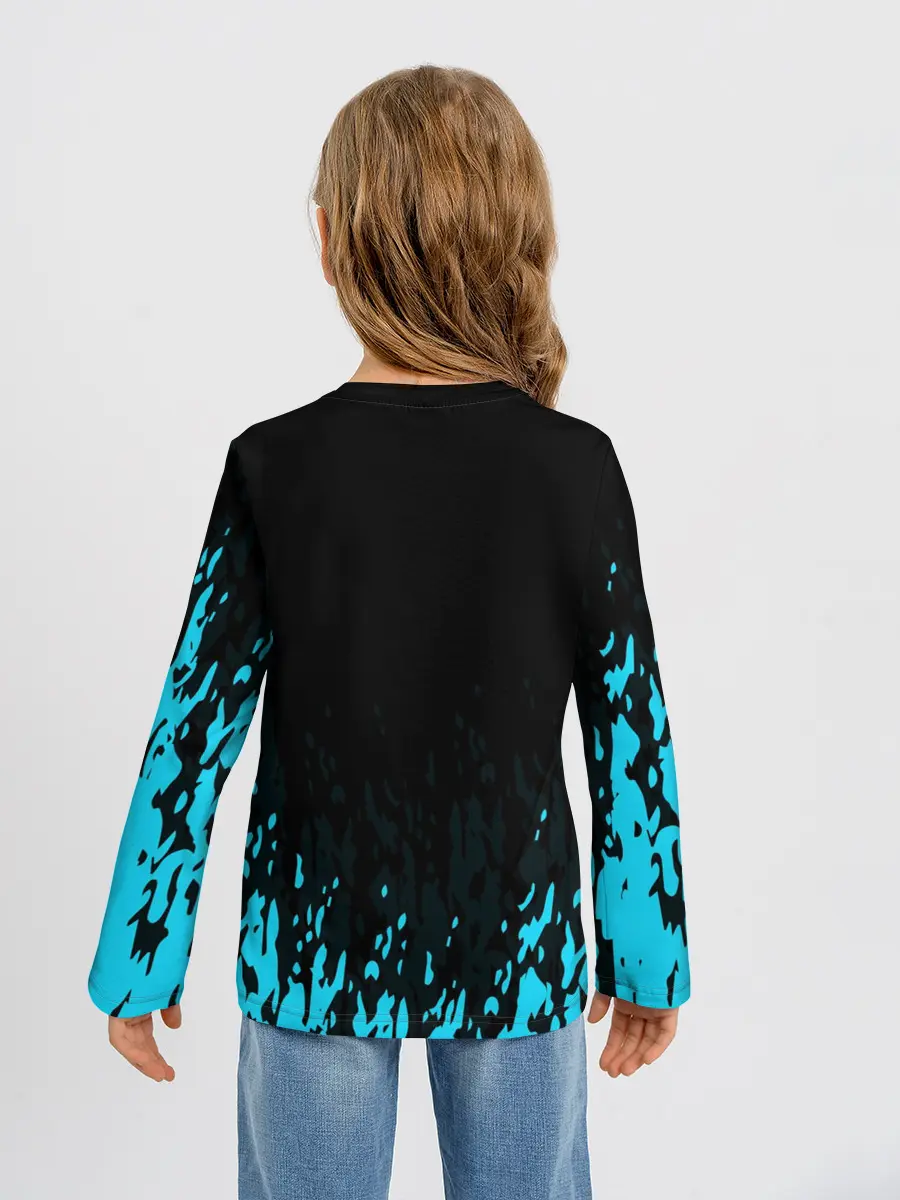 Детский лонгслив / БОГ ОДИН | Узорное лицо