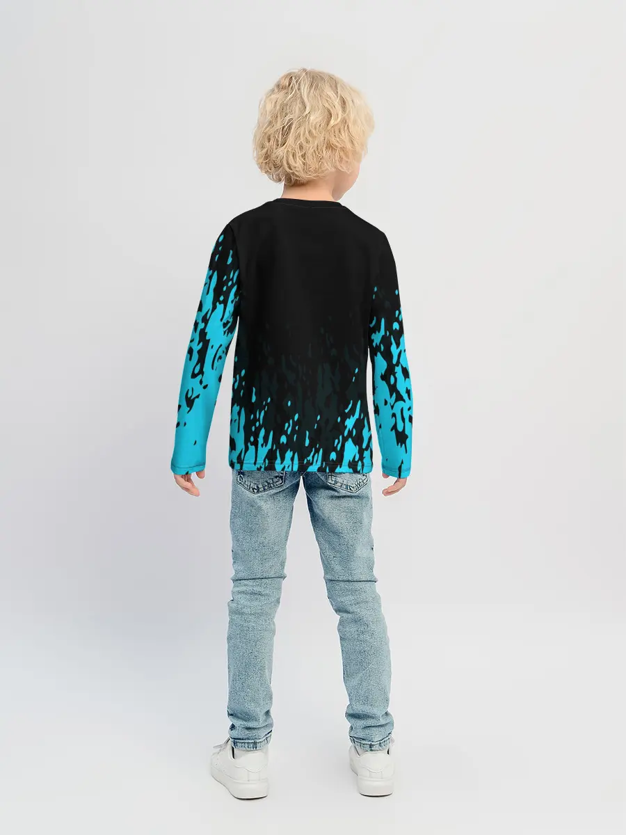 Детский лонгслив / БОГ ОДИН | Узорное лицо