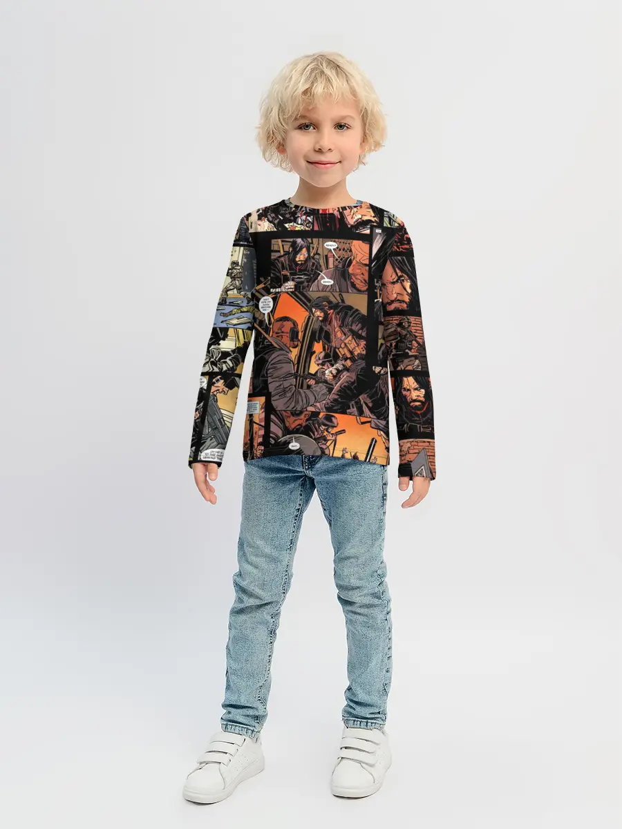 Детский лонгслив / BRZRKR