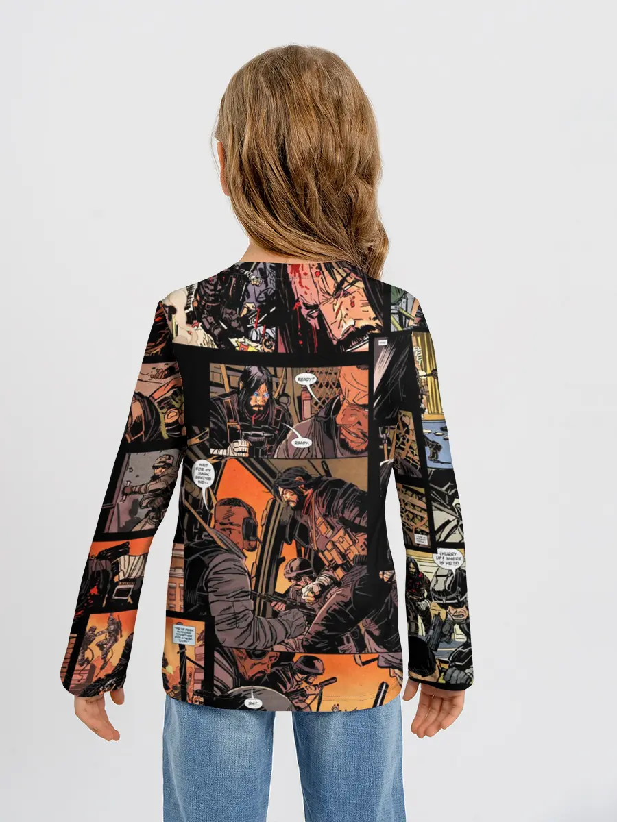 Детский лонгслив / BRZRKR