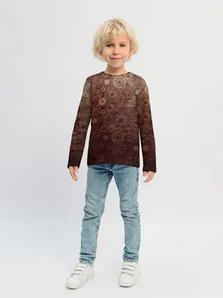 Детский лонгслив / Шестеренки