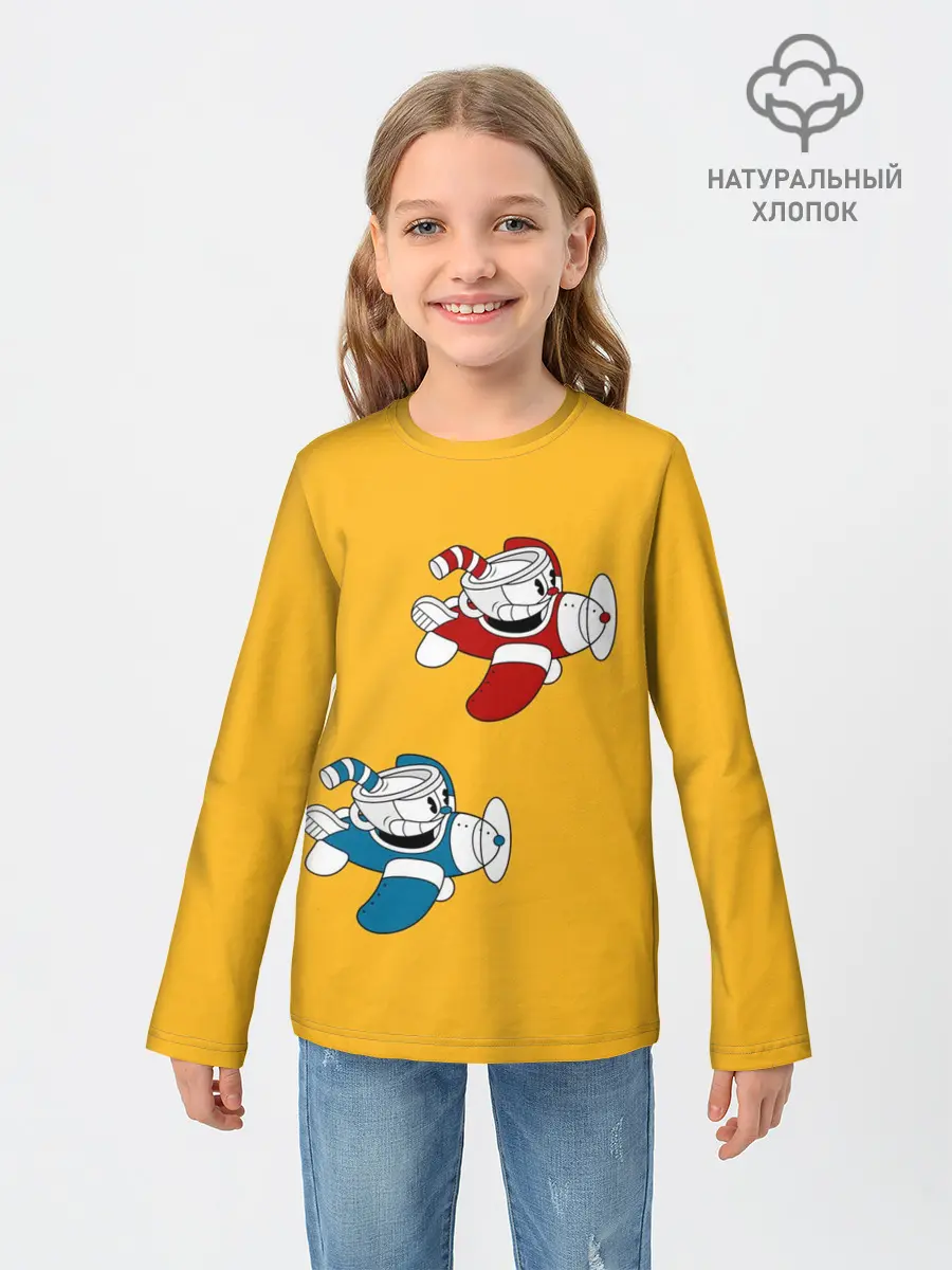 Детский лонгслив / CUPHEAD