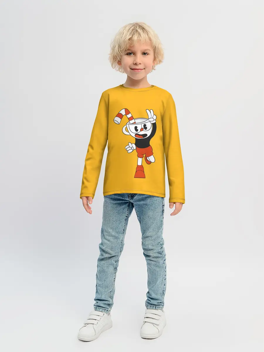 Детский лонгслив / CUPHEAD