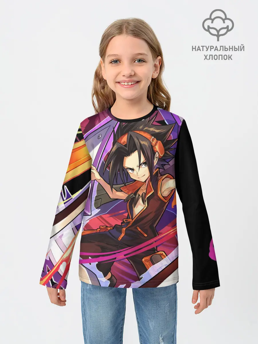 Детский лонгслив / Шаман Кинг