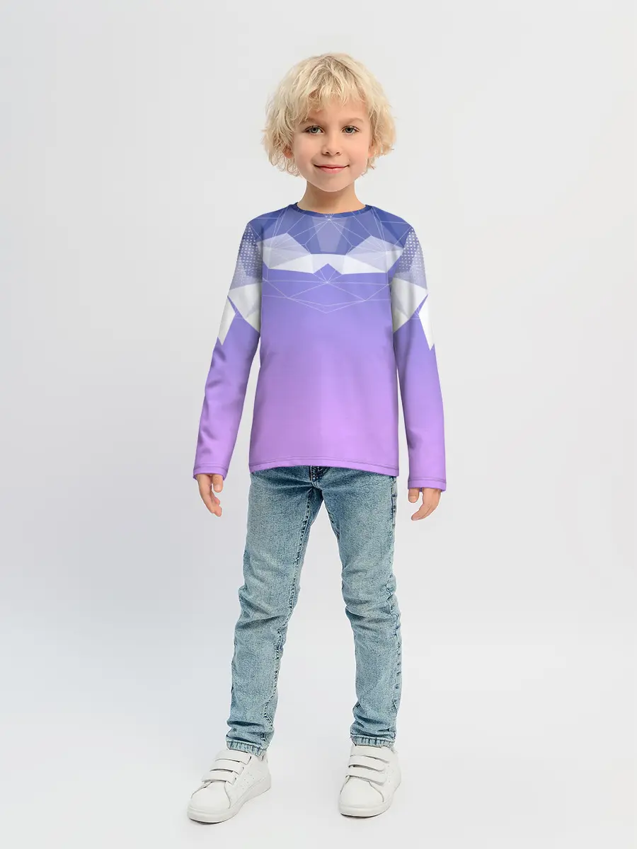 Детский лонгслив / Геометрия