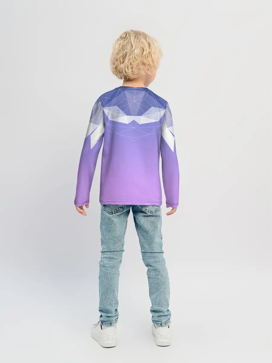 Детский лонгслив / Геометрия