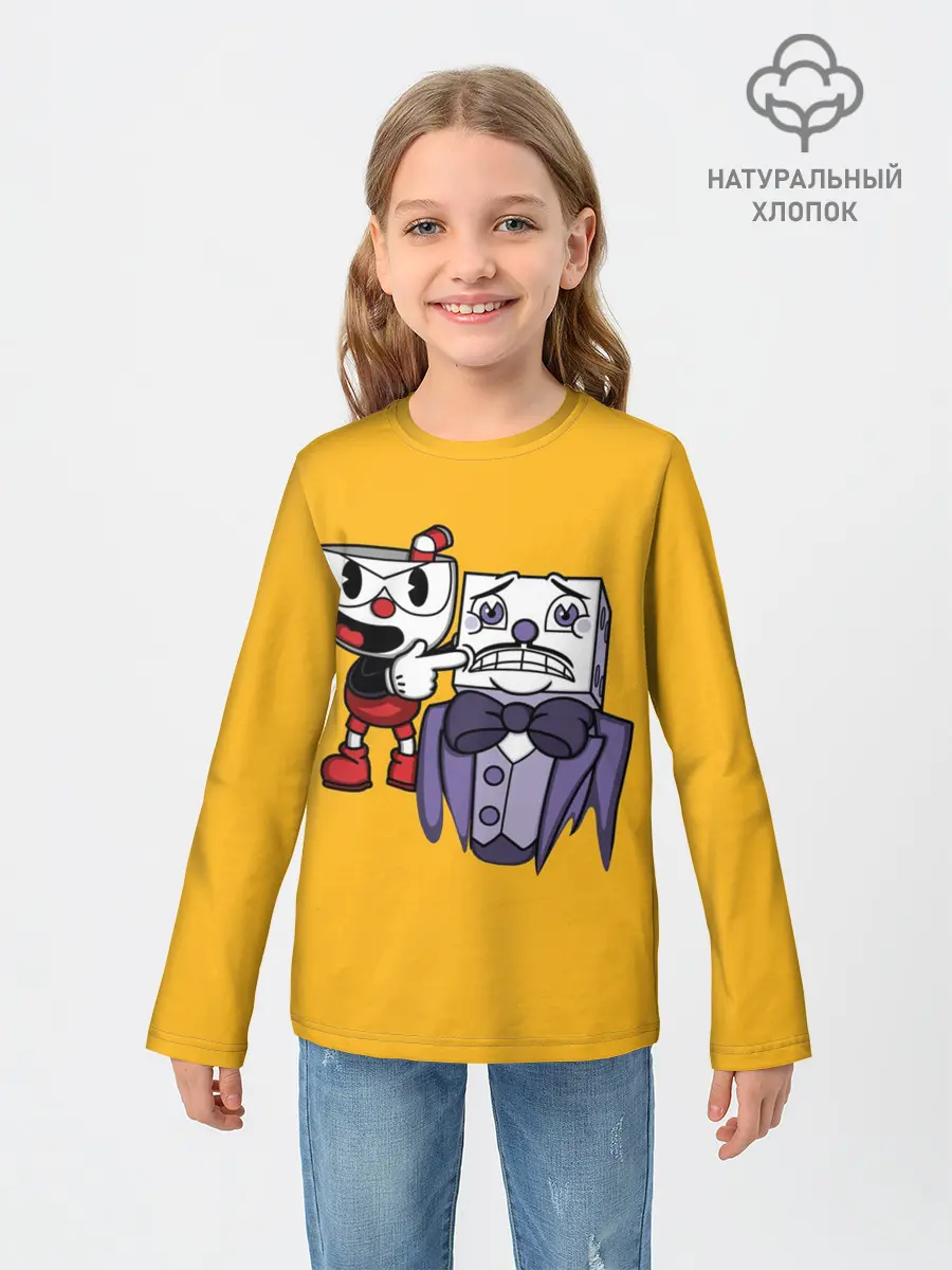 Детский лонгслив / CUPHEAD