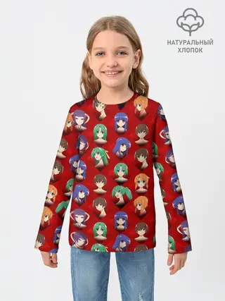 Детский лонгслив / Characters Higurashi no...