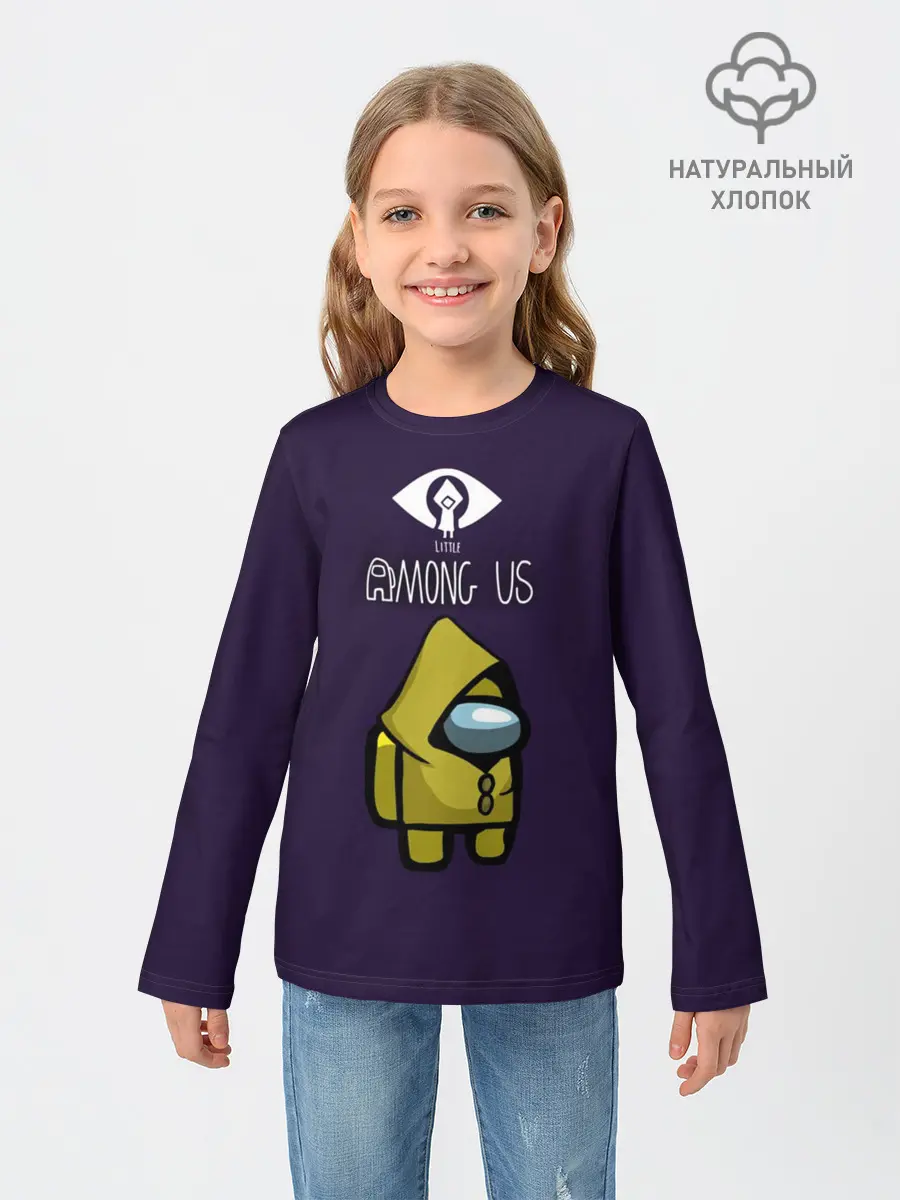 Детский лонгслив / Little Nightmares | Among Us