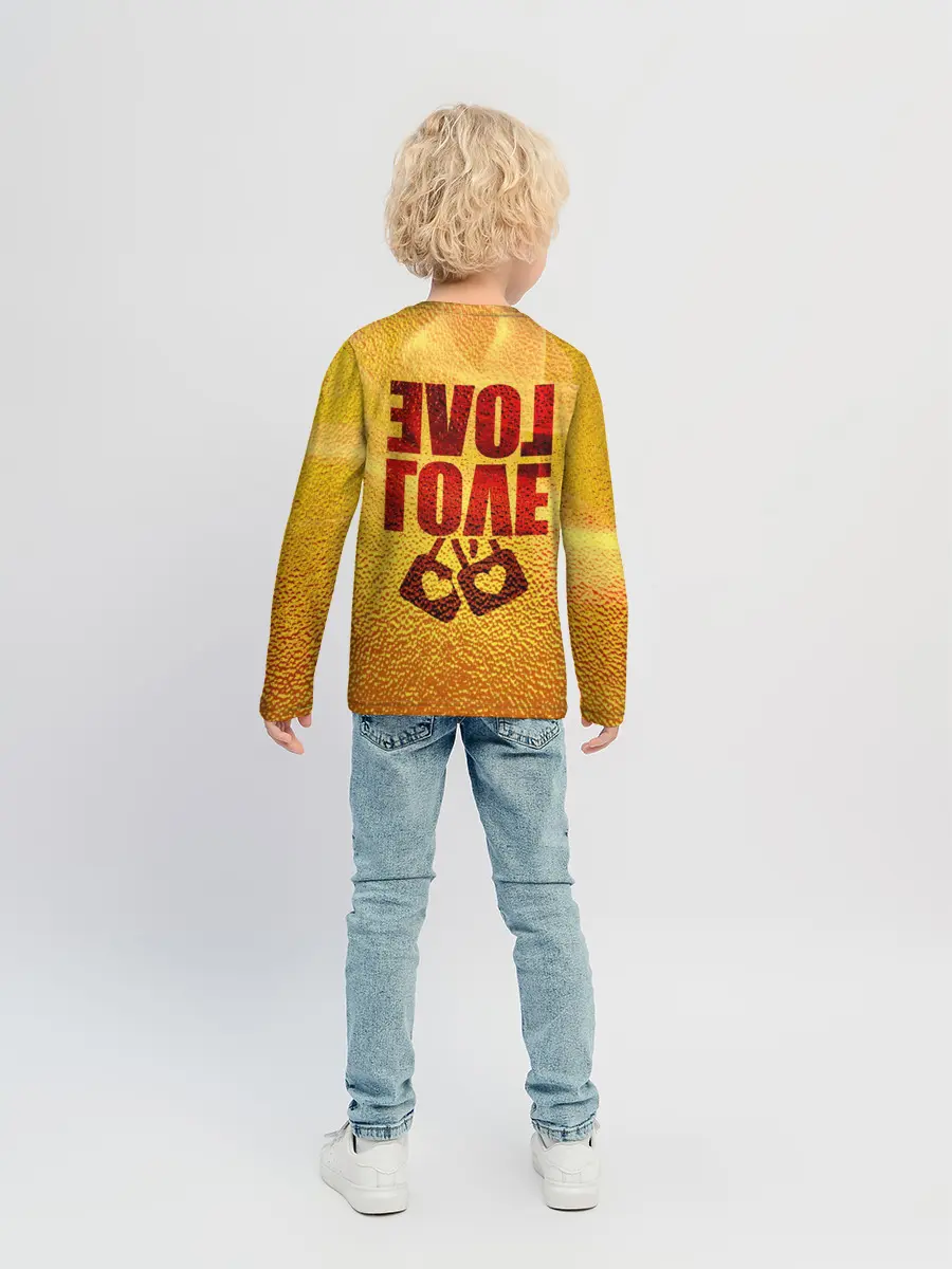 Детский лонгслив / LOVE