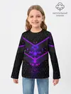 Детский лонгслив / Ултрофиолеовый угол 3D