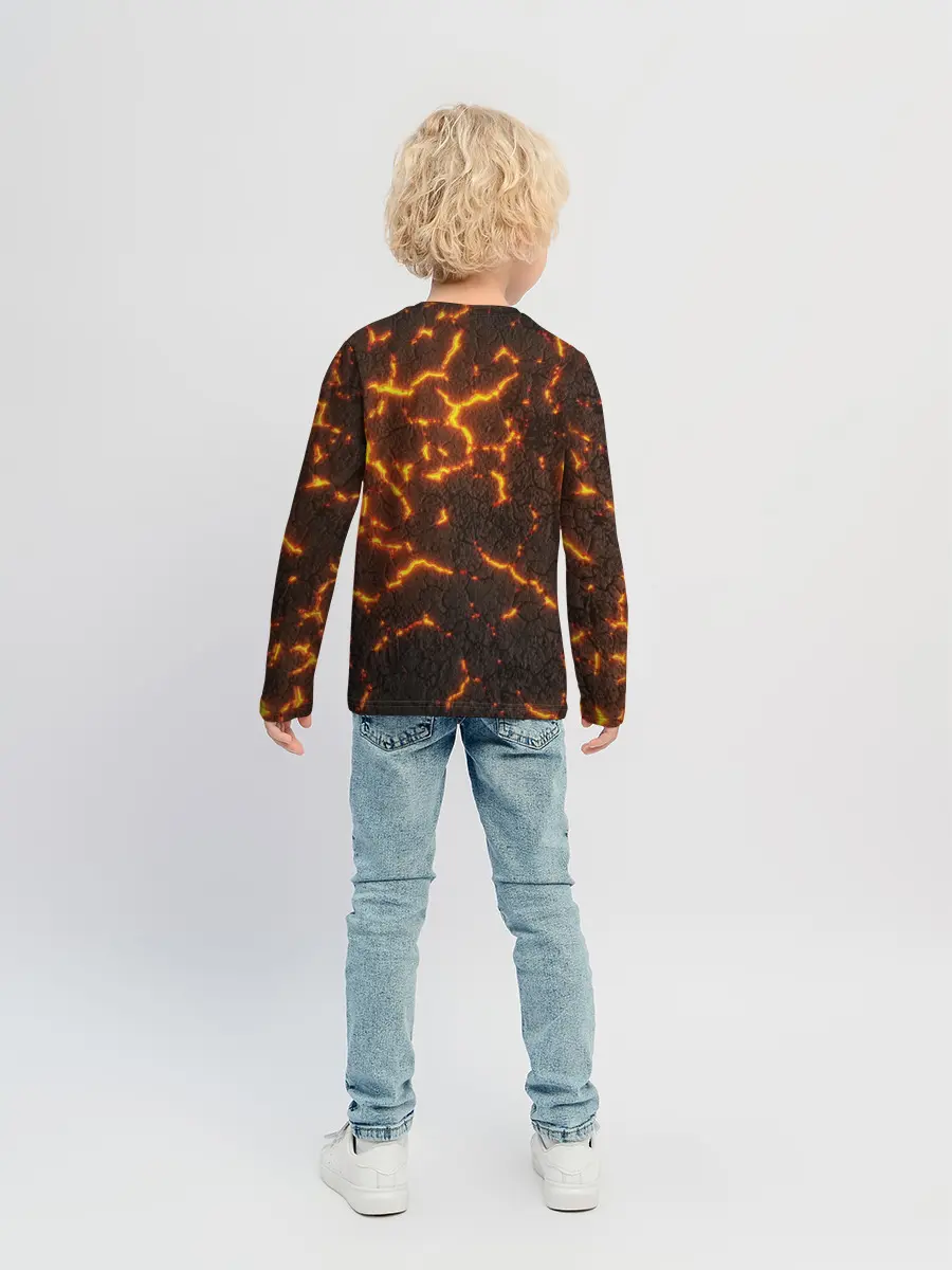 Детский лонгслив / Помпеи 3D