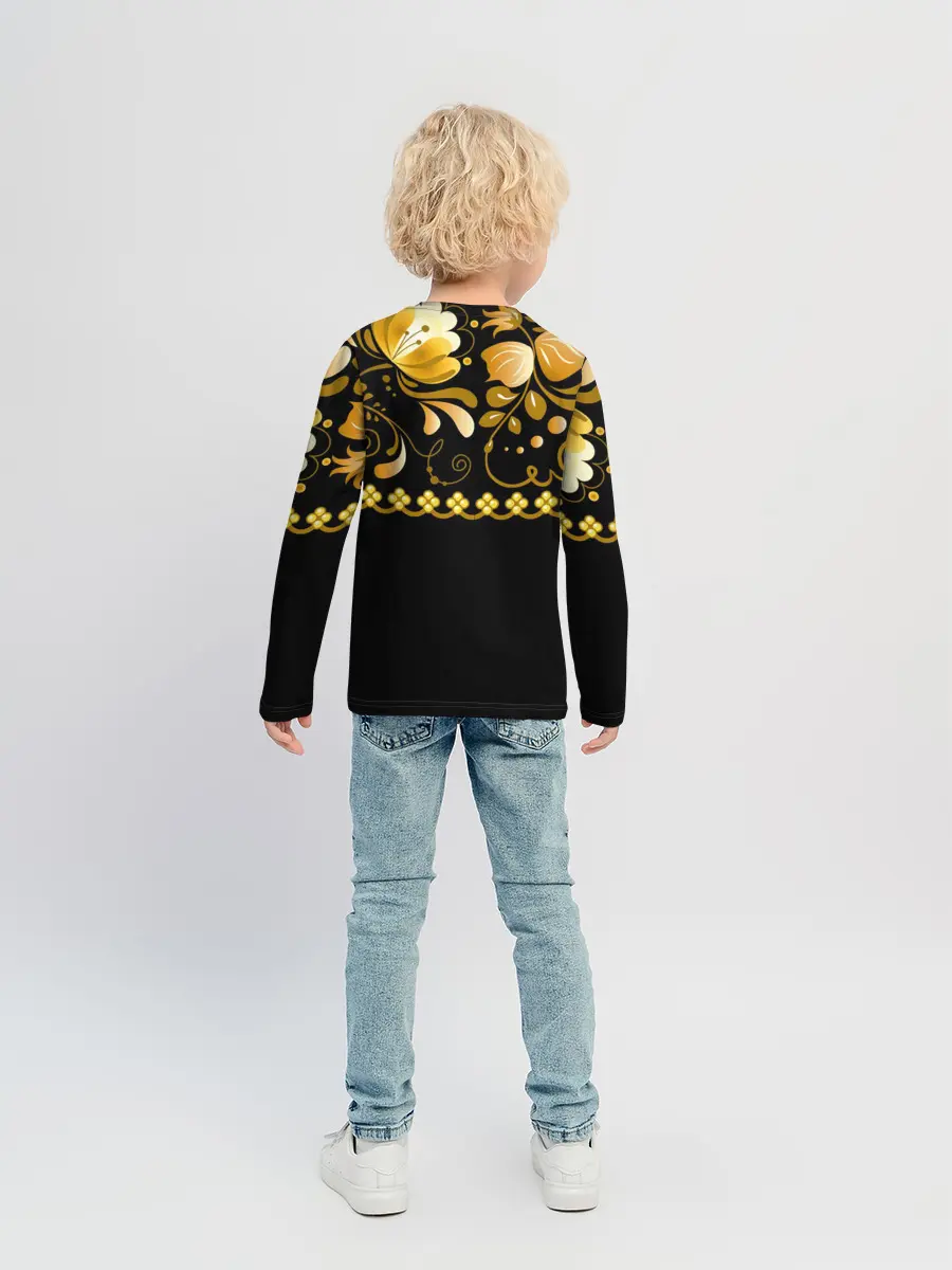 Детский лонгслив / Цветы