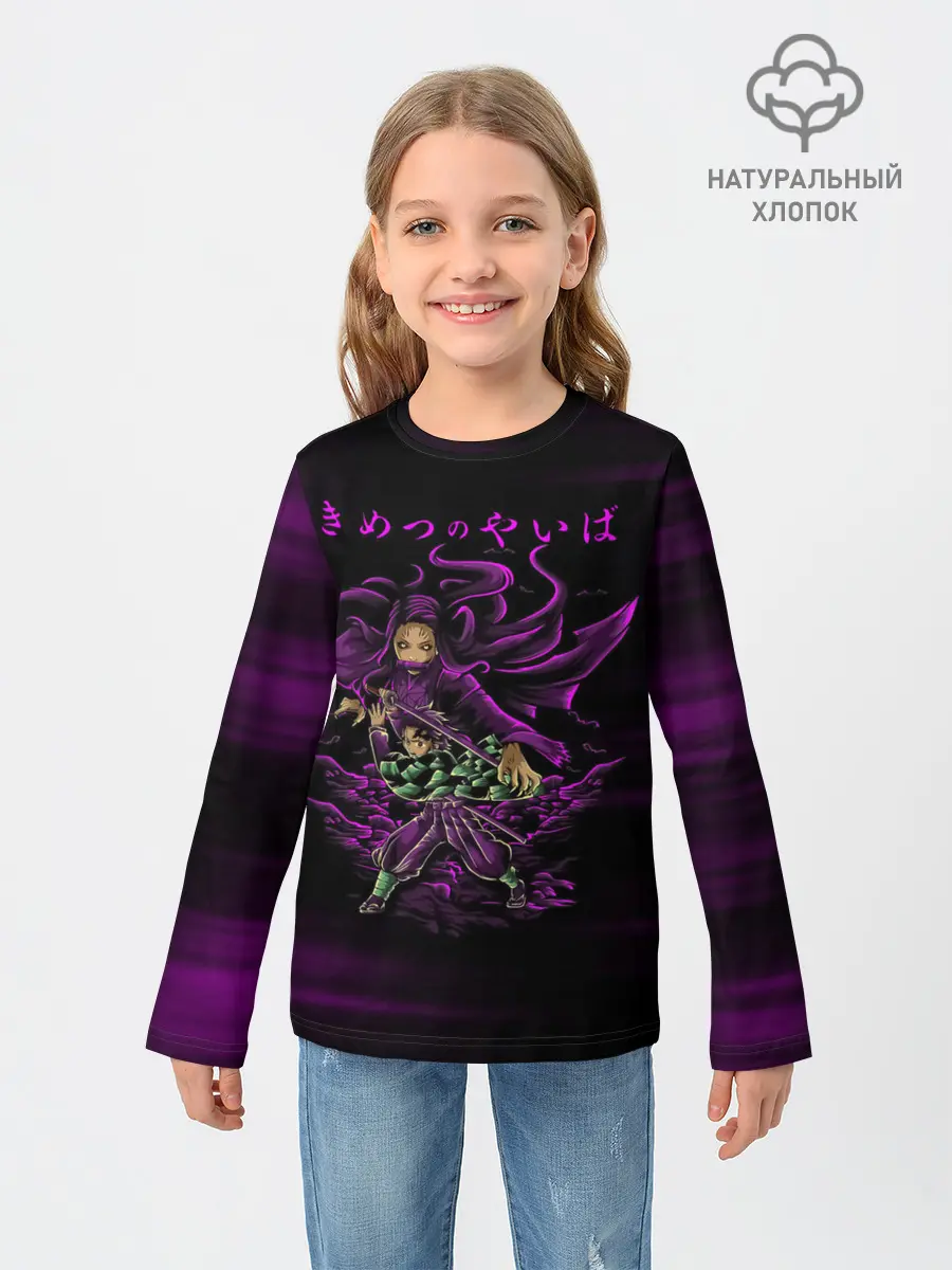 Детский лонгслив / Танджиро и Незуко Камадо