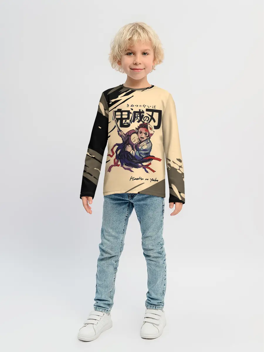 Детский лонгслив / Kimetsu no Yaiba