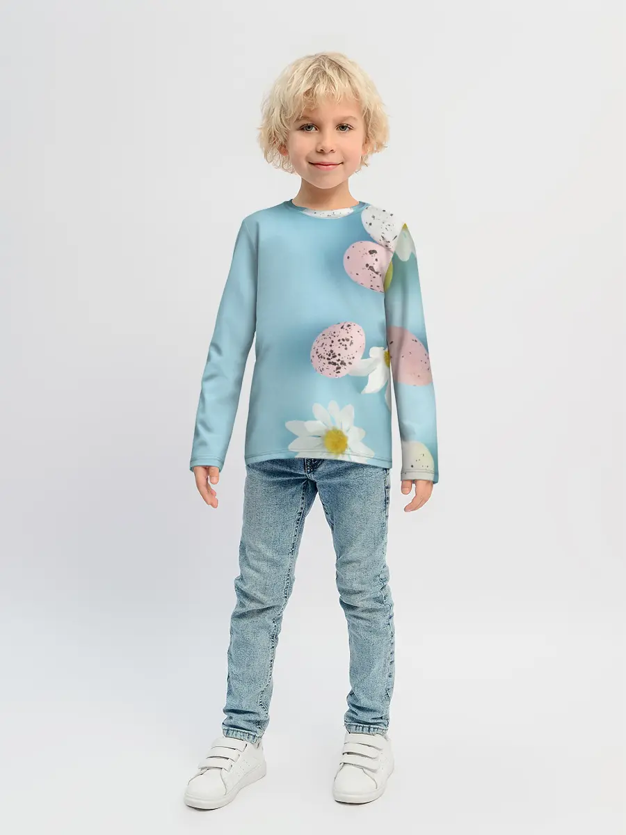 Детский лонгслив / Пасха / Easter