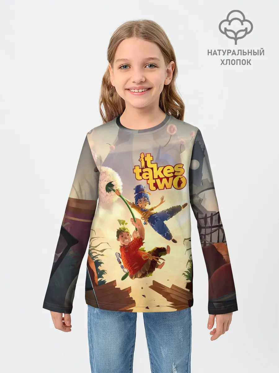 Детский лонгслив / It Takes Two