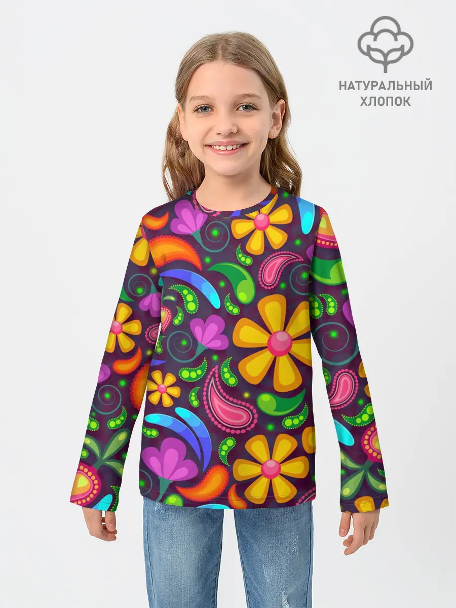 Детский лонгслив / Пляжная