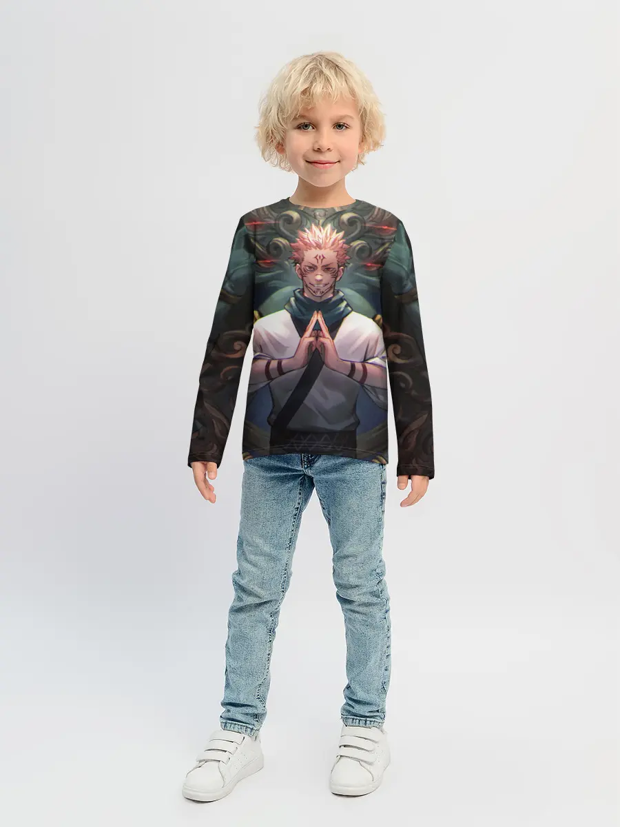 Детский лонгслив / МАГИЧЕСКАЯ БИТВА | SUKUNA