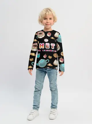 Детский лонгслив / НЕТ НЕ СЛИПНЕТСЯ