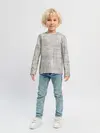 Детский лонгслив / Серая Мешковина