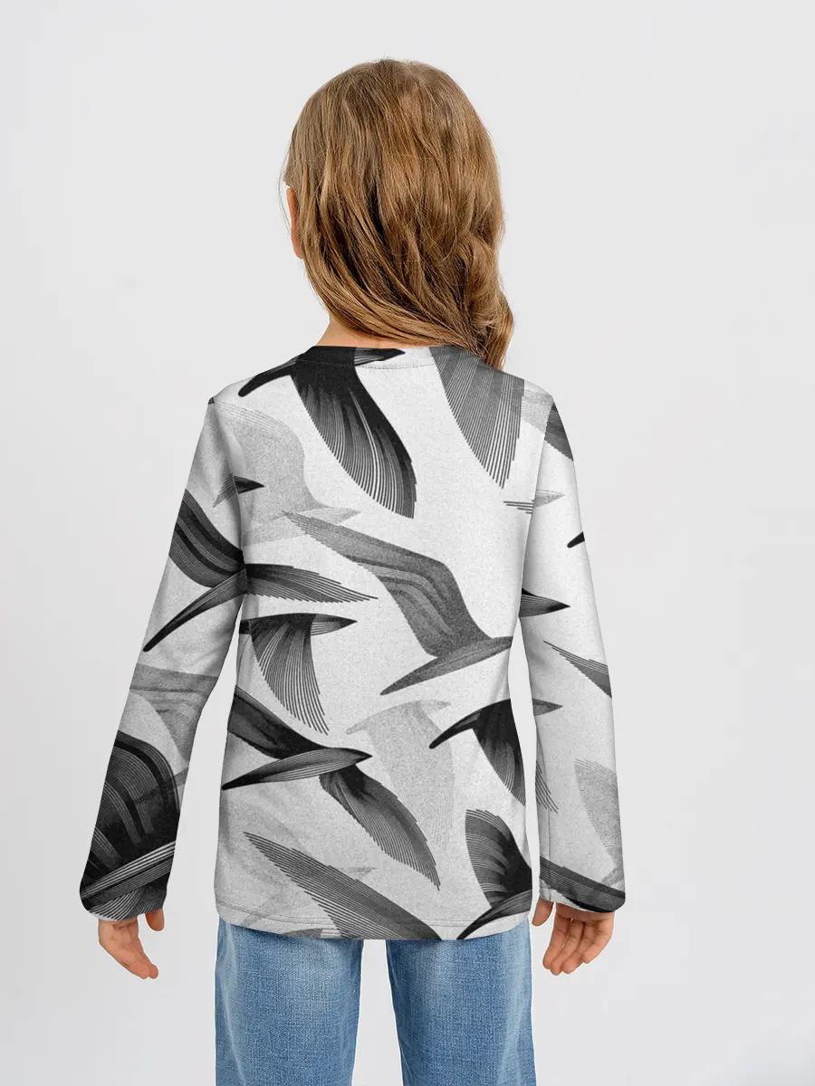 Детский лонгслив / Барбер