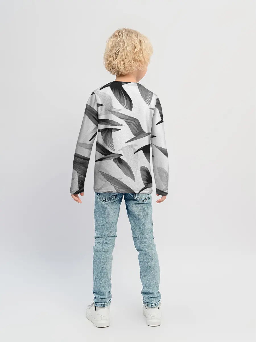 Детский лонгслив / Барбер