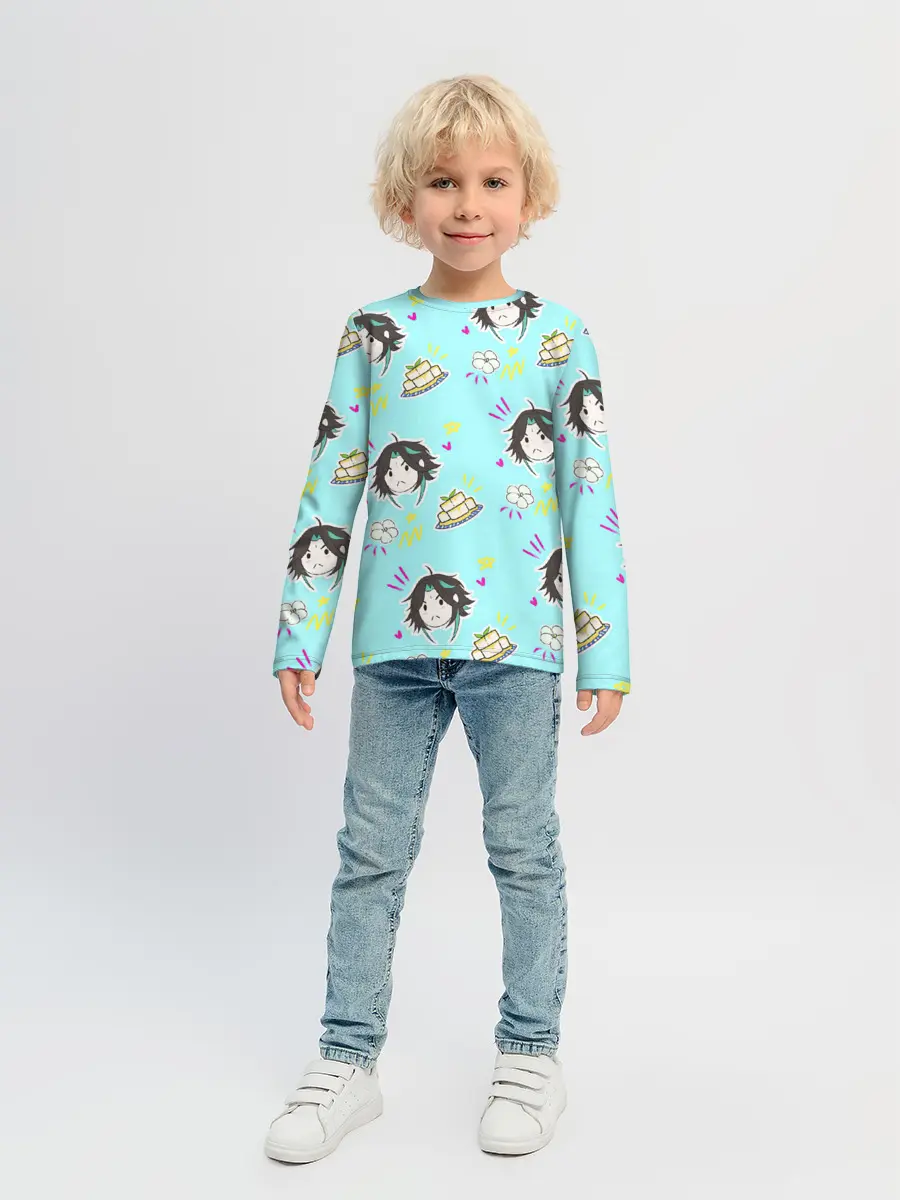 Детский лонгслив / Сяо и тофу