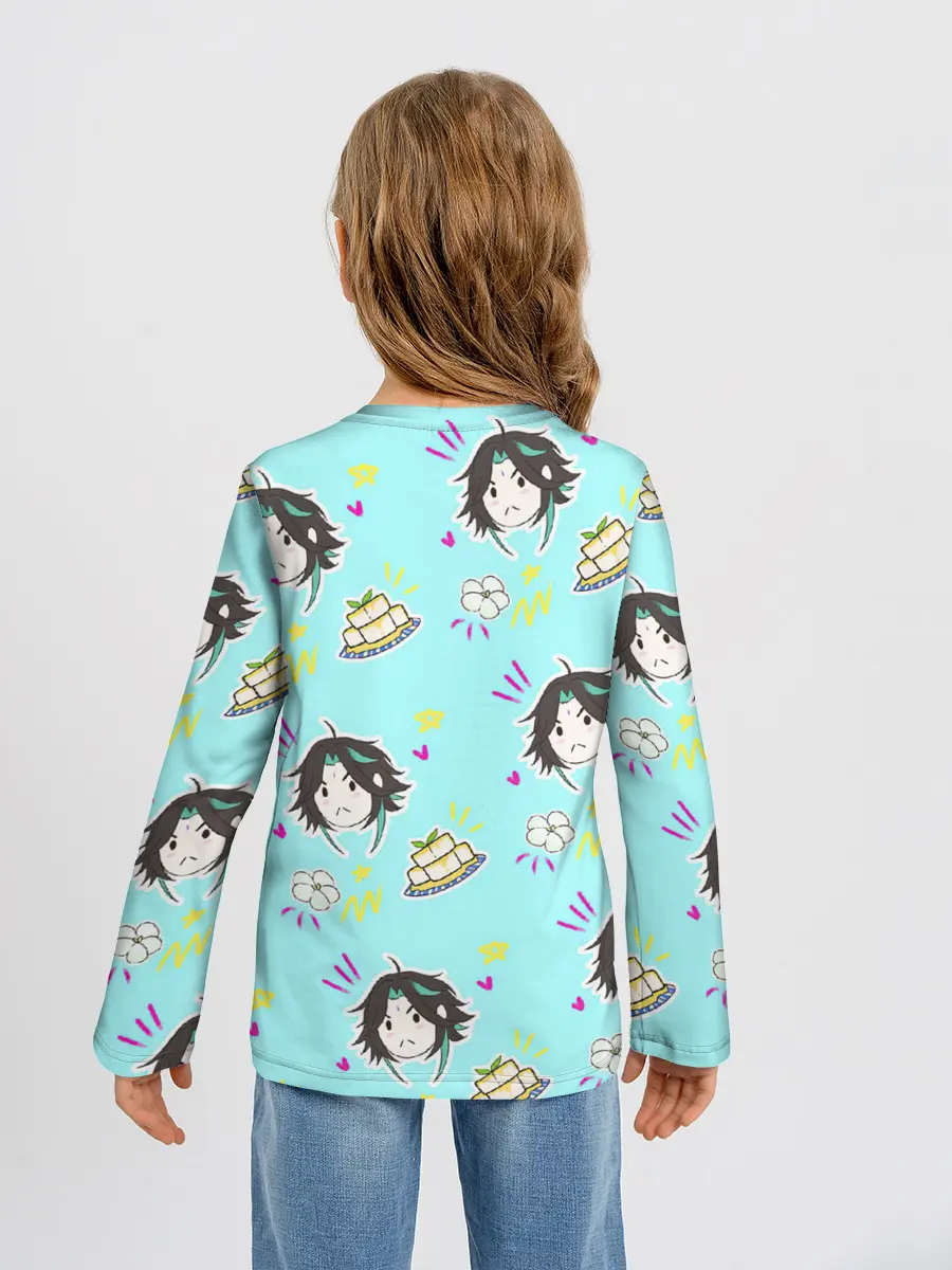 Детский лонгслив / Сяо и тофу