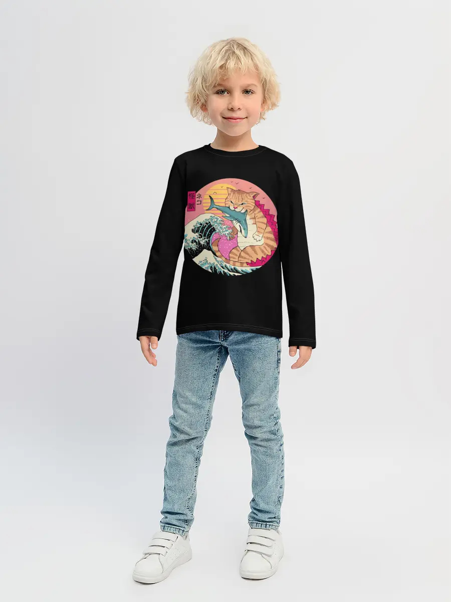 Детский лонгслив / CATZILLA