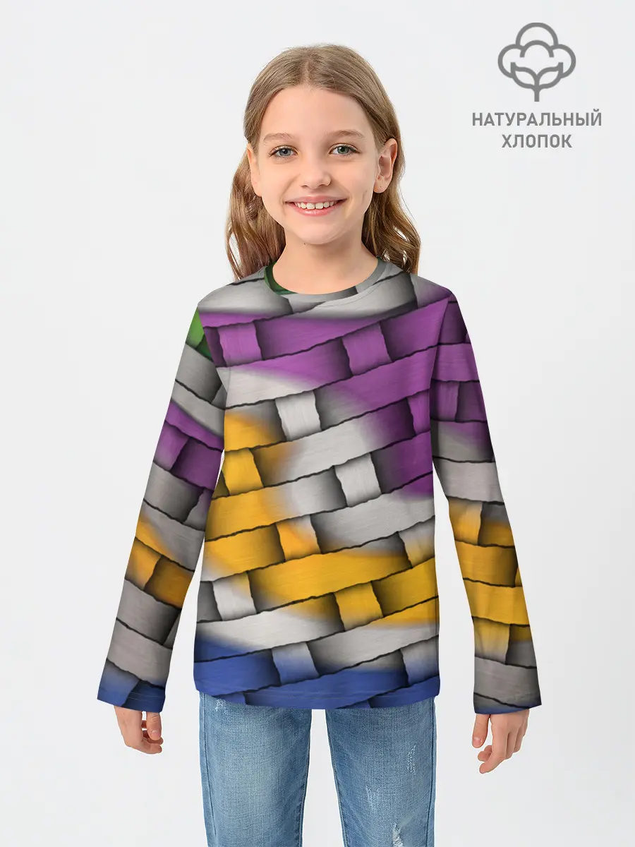 Детский лонгслив / АБСТРАКТ